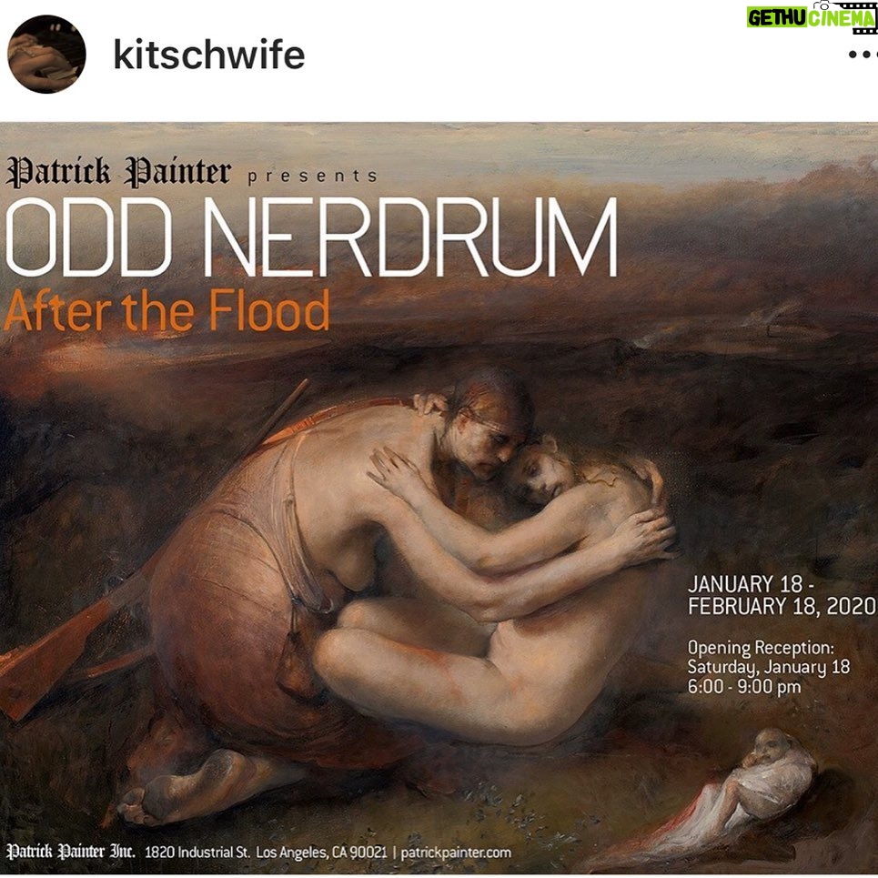 Kristofer Hivju Instagram - Odd Nerdrum - my mentor and friend - with new exibition in Los Angeles #patrickpaintergallery from 18th of January! Looking forward to come with @grymolvaerhivju @kitschwife and @odenerdrum Check out more of his work - link in bio! #oddnerdrum #master #highkitsch #painter #masterpiece