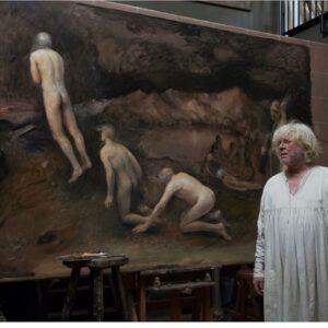 Kristofer Hivju Instagram - Odd Nerdrum - my mentor and friend - with new exibition in Los Angeles #patrickpaintergallery from 18th of January! Looking forward to come with @grymolvaerhivju @kitschwife and @odenerdrum Check out more of his work - link in bio! #oddnerdrum #master  #highkitsch #painter #masterpiece