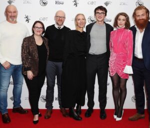 Kristofer Hivju Instagram - Mini reunion at the pressevent for the upcomming dvd/bluray/4k release of GOT8 and the hole show! The box sett is huge:-) Thanks for a great evening! @britishfilminstitute @hbo @gemwhelan @isaachwright #micheleclapton #barriegower #sarhagower #tommydunne