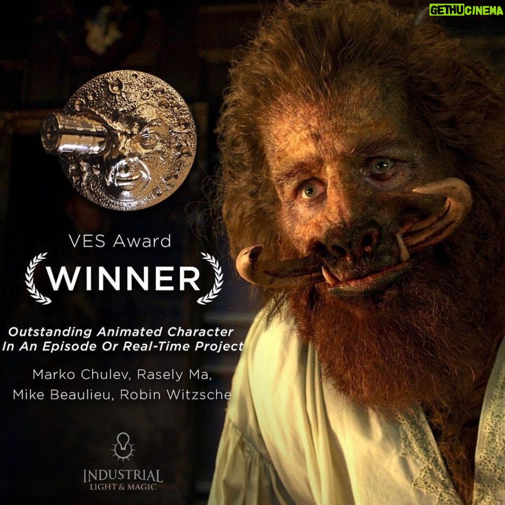 Kristofer Hivju Instagram - Congrats to @ilmvfx with the #vesaward for transforming me into Nivellen with your VFX- magic! So greateful for you wonderful work! SWIPE TO SEE THE PROSESS 🏆🏆🏆🎉🎉💫