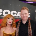 Kristofer Hivju Instagram - @cocainebear is out today! A lovely night at the premiere with @grymolvaerhivju ✨Thanks @riccovero_1936 for the black armor. To @svetlanahairstylist_ as allways. With LA back up from @hairbytiph Gry’s beautiful dress is by @oveharderfinseth Jewelry @gullsmedbuggeauthen and @grygrindbakken photo by #alexJ.Berliner #ad Regal Cinema at L.A. Live