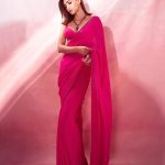 Kriti Sanon Instagram - Taking “Gulaab” a bit too seriously!! 🤪💖 Outfit @arpitamehtaofficial Styled by- @sukritigrover Styling Team- @vanigupta.23 HMU- @aasifahmedofficial @adrianjacobsofficial 📸- @tejasnerurkarr