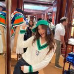 Krystal Jung Instagram - 🧢 geared up for the @wimbledon finals at the @ralphlauren flagship store! London, United Kingdom