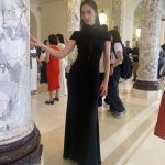 Krystal Jung Instagram - chose this dress for the photocall because it reminded me of a spiderweb🕸️dont you think? Cannes, France