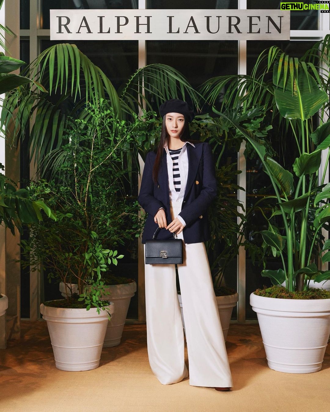 Krystal Jung Instagram - *dreaming california* in seoul with @ralphlauren #RLSP23 #RLCaliforniaDreaming #RalphLauren #RLCollection #RLPurpleLabel