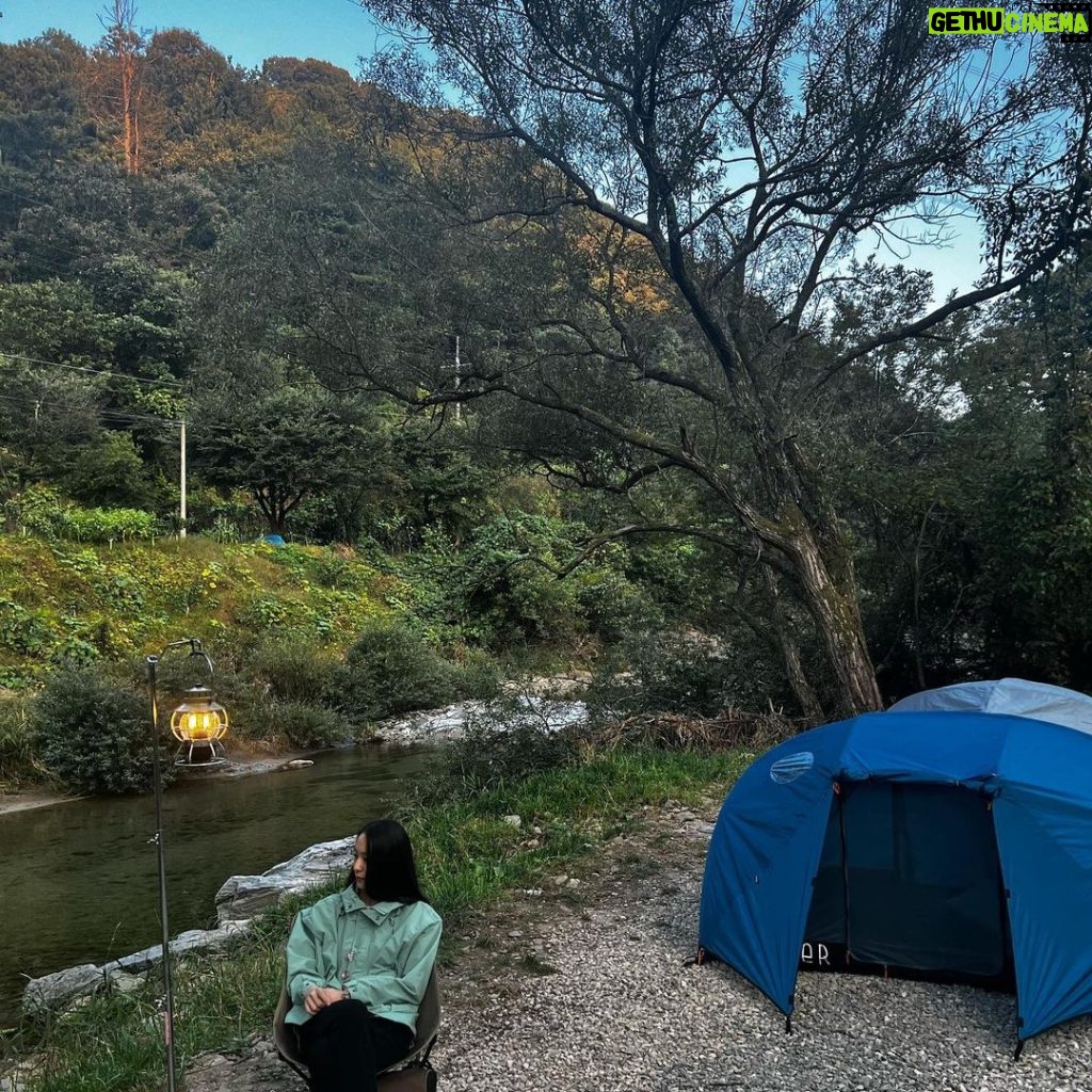 Krystal Jung Instagram - camping ‘22