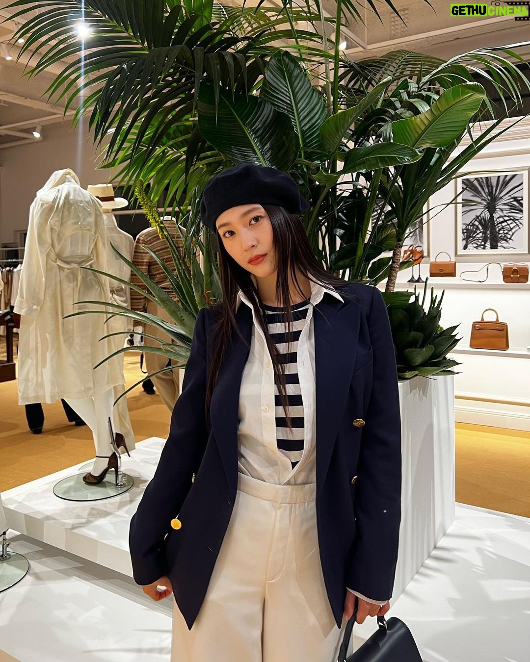 Krystal Jung Instagram - *dreaming california* in seoul with @ralphlauren #RLSP23 #RLCaliforniaDreaming #RalphLauren #RLCollection #RLPurpleLabel