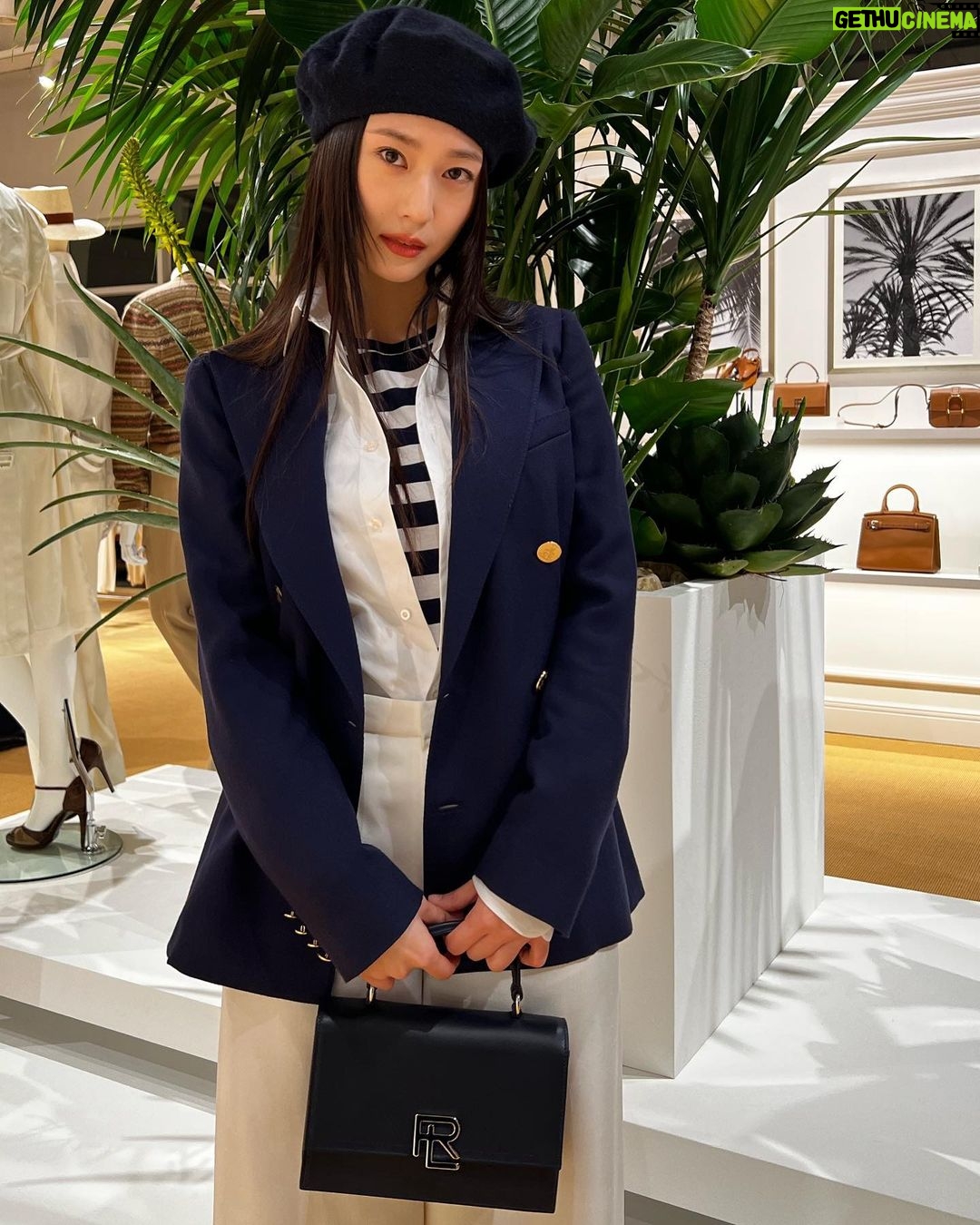 Krystal Jung Instagram - *dreaming california* in seoul with @ralphlauren #RLSP23 #RLCaliforniaDreaming #RalphLauren #RLCollection #RLPurpleLabel