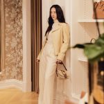 Krystal Jung Instagram - my special dressing room in the @RalphLauren store 🧡 #RalphLauren #RLCollection #RLSP23