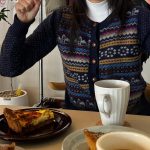 Krystal Jung Instagram - quiche! gloves not socks. matching cardigans👯‍♀️