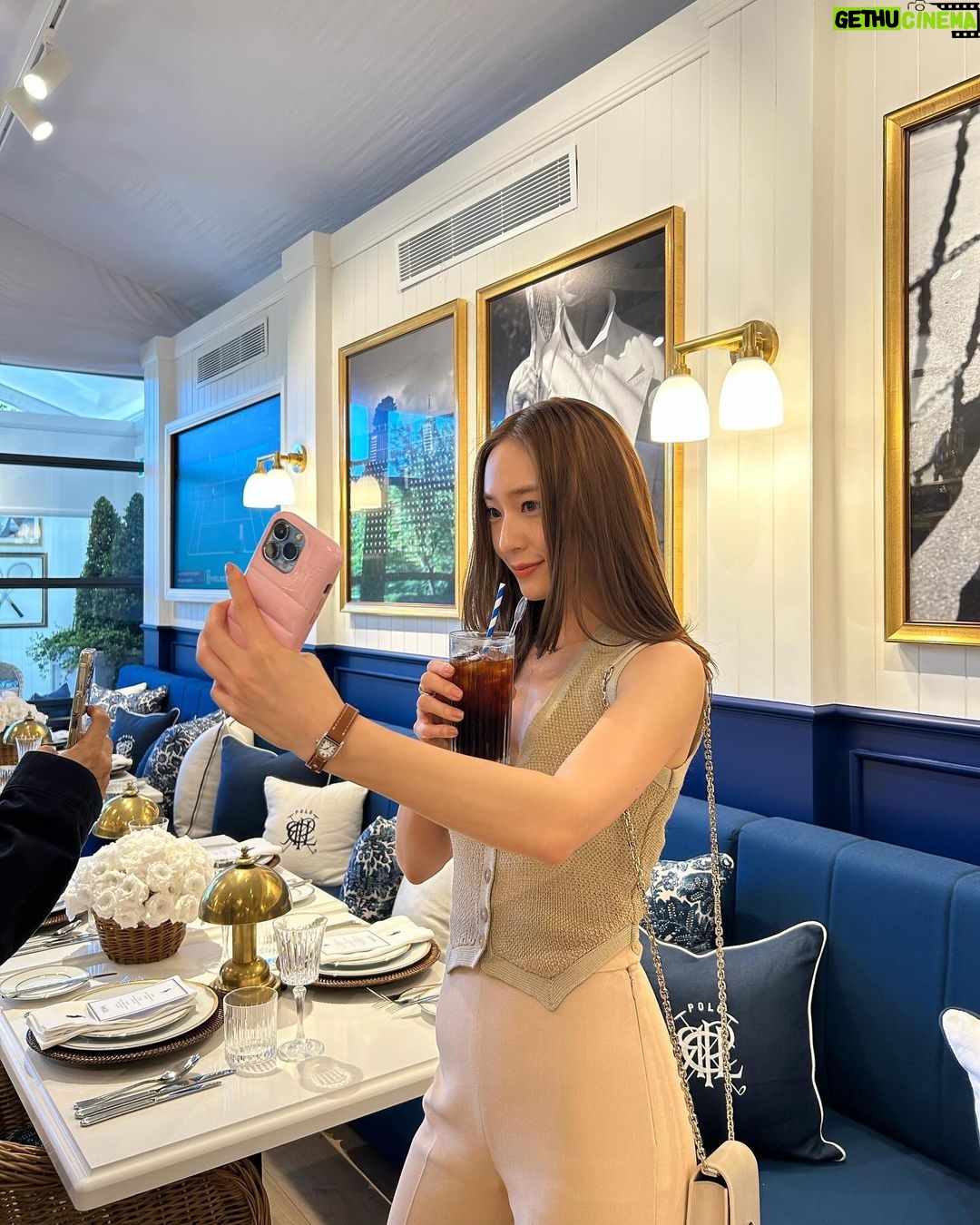 Krystal Jung Instagram - @australianopen men’s finals🎾🎾🎾 #RalphLauren #RLTennis #AusOpen #AO2024 #RL888 Melbourne, Australia