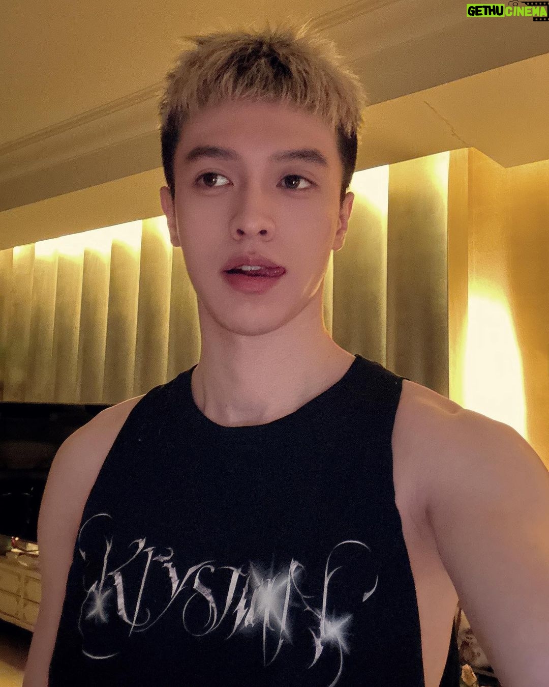 Krystian Wang Instagram - this is a new music dropping next week post if u even care