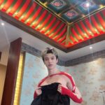 Krystian Wang Instagram - red