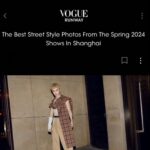Krystian Wang Instagram - 🍂2023 shanghai fashion week🍂 thank u @voguerunway