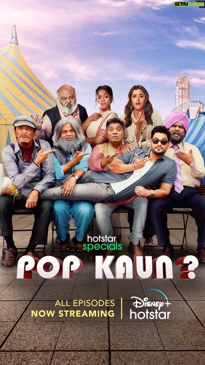 Kunal Khemu Instagram - Pop ki talash shuru, comedy ki ride mein aapka swagat hai! #HotstarSpecials #PopKaun - all episodes now streaming only on @disneyplushotstar @kunalkemmu @nupursanon @satishkaushik2178 @iam_johnylever @its_jamielever @farhadsamji @chunkypanday @saurabhshuklafilms @rajpalofficial @officialzakirhussain @zuber_zooby @toshisabri @shaaribsabri @tashabhambra @ashwinikalsekar @prithvizutshi @manujmittra @yamproduction1