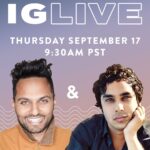 Kunal Nayyar Instagram - My dear friend @jayshetty is changing our lives for the better. I am humbled to be a small part of spreading the message. His book is a wonderful guide map of how to not only find peace, but to embody it in our daily lives through meditation, and practicing gratitude. We all have the ability to create joy in our lives, Jay’s book “Think like a monk” simply reinforces our ability to believe in ourselves, and illuminates the path to inner joy, inner peace, and ultimately inner freedom. Join us tomorrow for a chat, and may be the spark will be lit for you too:) love.