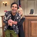 Kunal Nayyar Instagram - Meet Martini🍸 I loved stopping by the courtroom to see my dear friend @melissarauch! We literally just stared at each other all week! Watch a new episode of #NightCourt Tuesday at 8/7c on @nbc and streaming on @peacock.