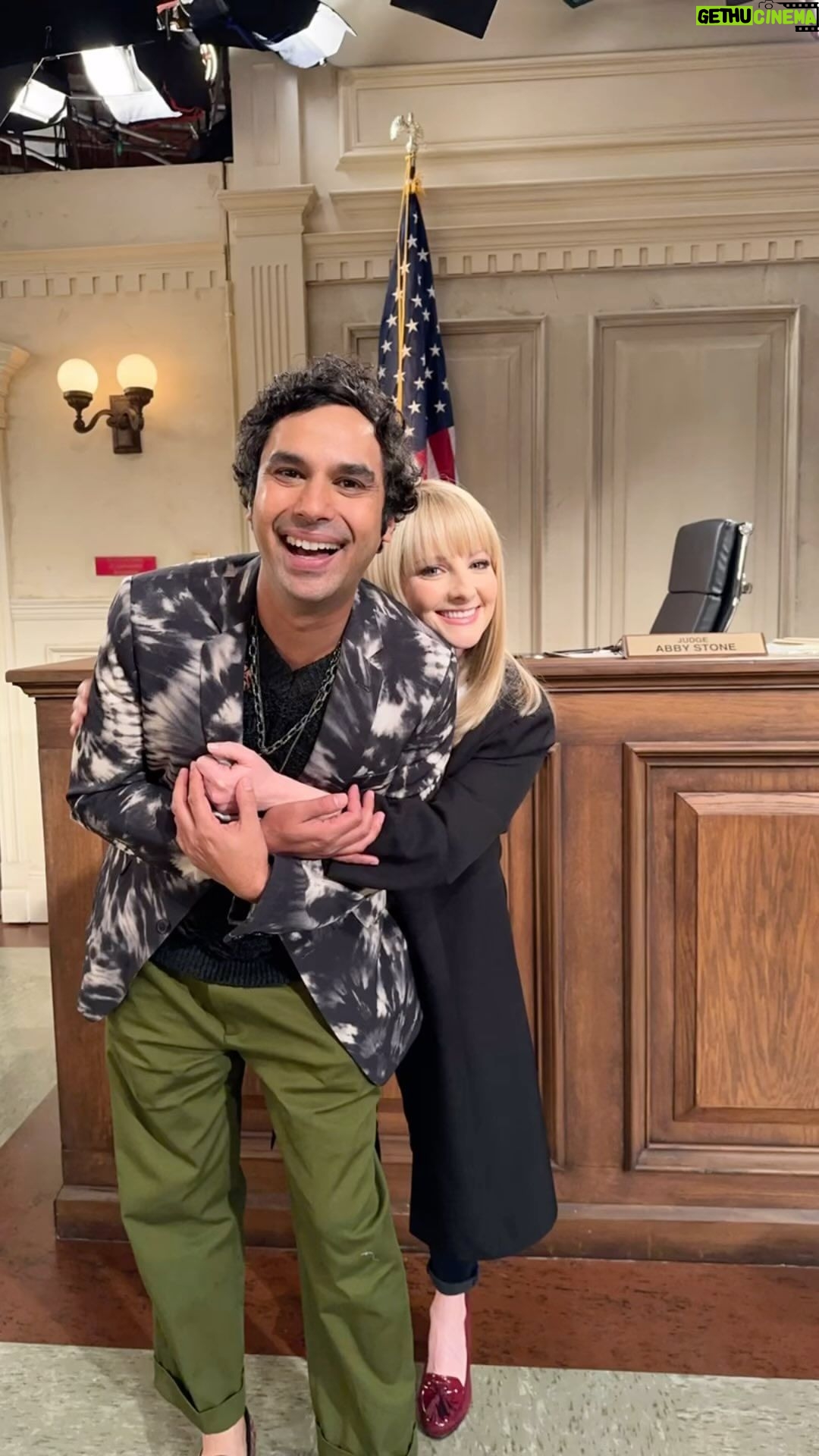 Kunal Nayyar - 102.7K Likes - Meet Martinišø I loved stopping by the courtroom to see my dear friend @melissarauch! We literally just stared at each other all week! Watch
a new episode of #NightCourt Tuesday at 8/7c on @nbc and streaming on @peacock.
