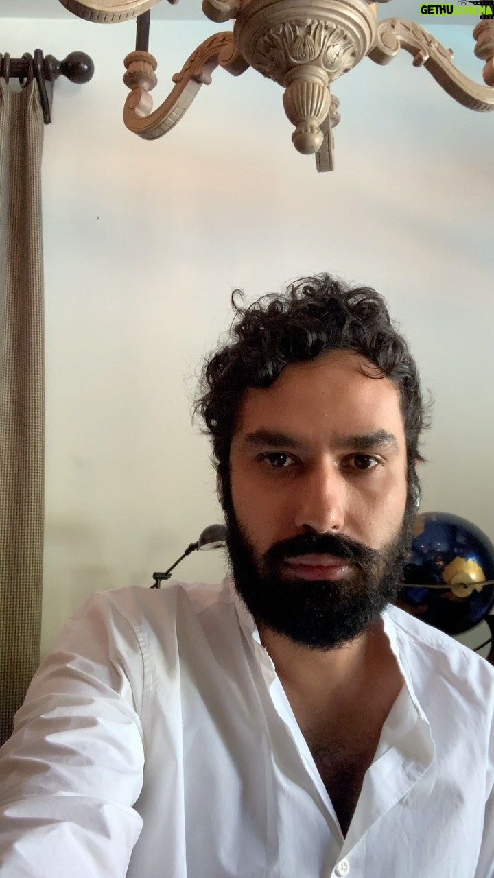 Kunal Nayyar Instagram - I respond to some comments from your emails about anxiety and fear. Part 1