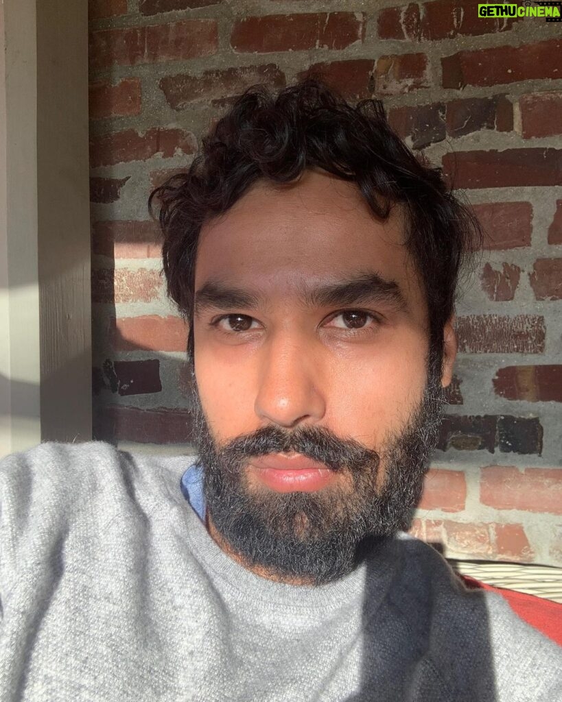 Kunal Nayyar Instagram - Good morning:) had a lovely weekend of rest, and contemplation. Tried to distance myself from my phone, and most media. Yesterday I felt the collective weight of world suffering, but knew too, deep in my heart, that this too shall pass. All in life is transitionary, and this moment in time will become a distant memory. I’ll be on IG live 10am PST, can’t wait to talk to all of you. Love...