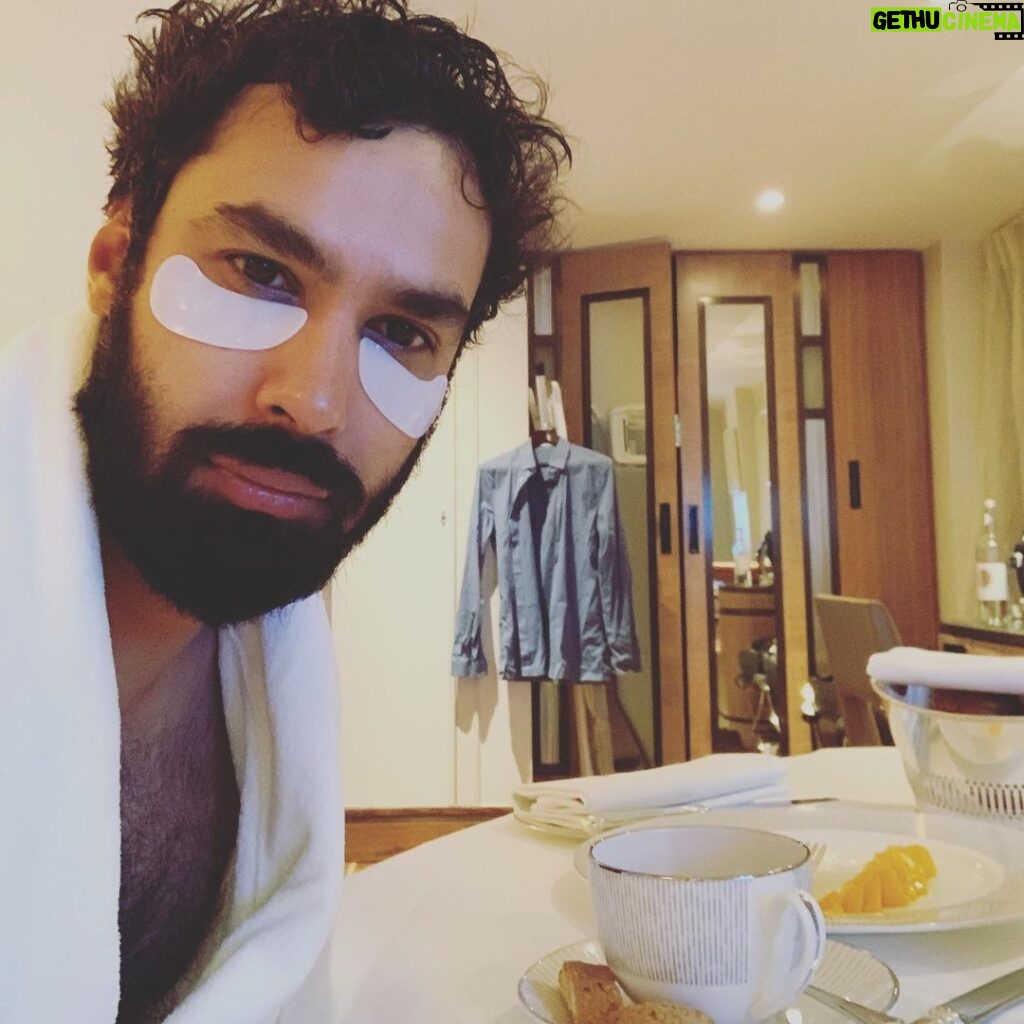 Kunal Nayyar Instagram - Some days we are joyous, and some days we need eye masks. Today has proven to be the latter. But I have no resistance to life, it is as beautiful as it is tragic, and tears can be as cleansing as laughter. So, please, embrace all that you have now; and let it free you from all that has not yet come to pass...