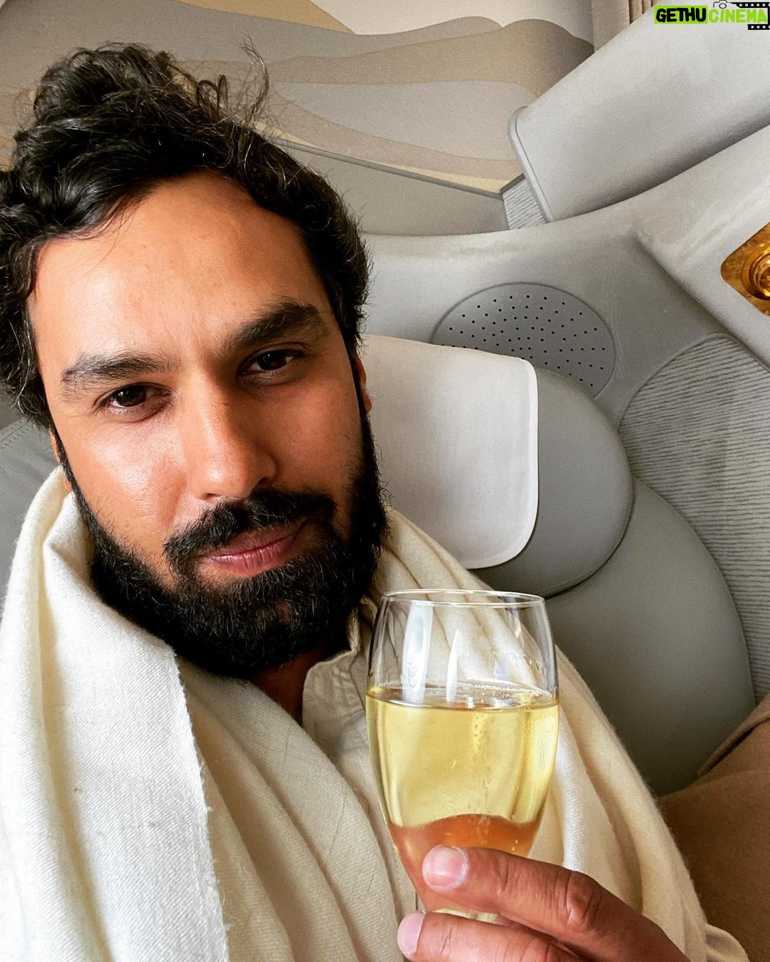 Kunal Nayyar Instagram - Grateful to be flying home to be with my family. Cannot wait to squeeze you Delhi. Love you. #dillimerijaan