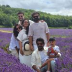 Kunchacko Boban Instagram - It’s Lavender time……..🪻🪻🪻🪻 #kentlavenderfields @rameshpisharody @manju.warrier @bineeshchandra