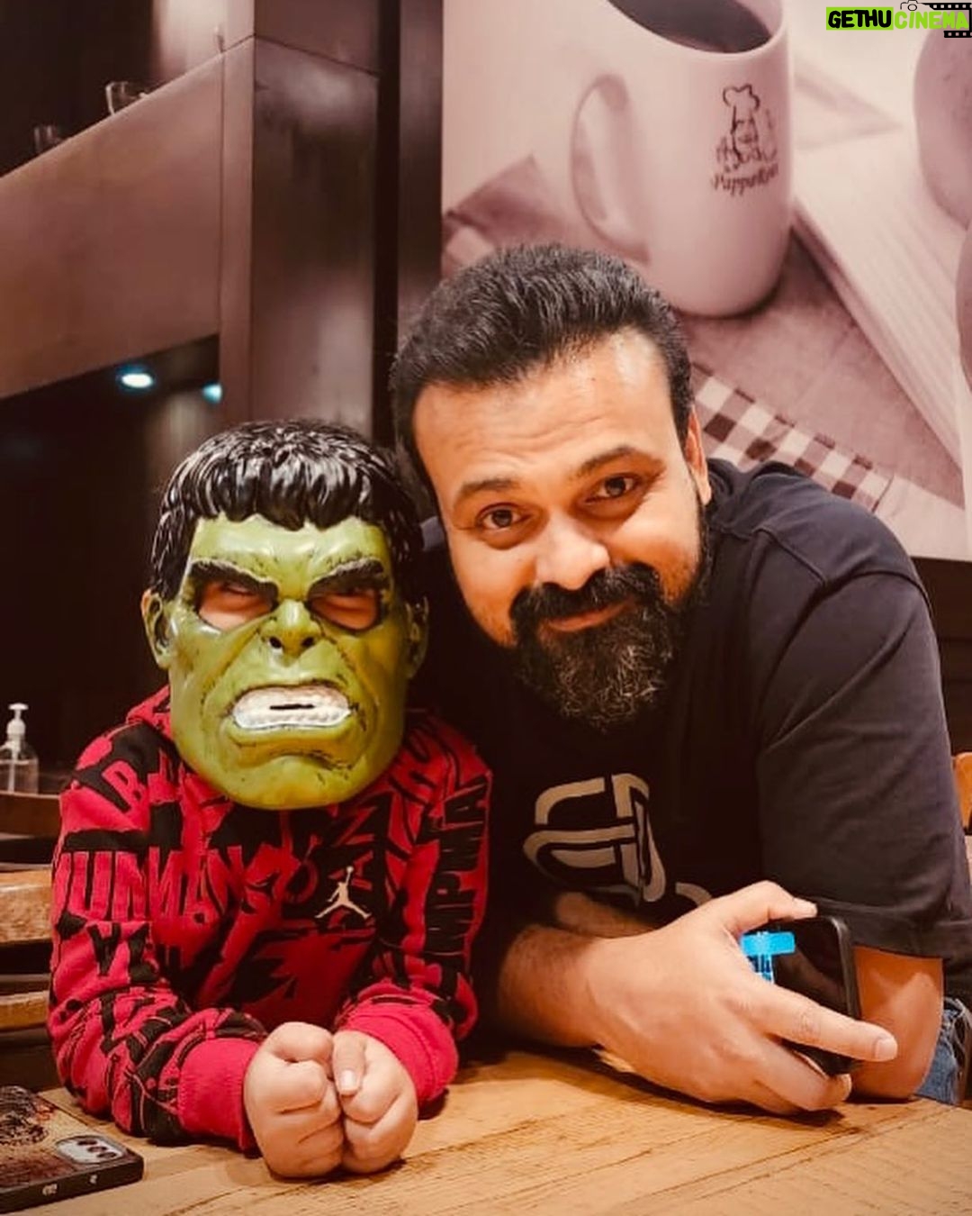 Kunchacko Boban Instagram - …….Hulking around….. 🥳🥳🥳🥳🥳🥳🥳🥳