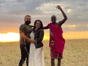 Kunchacko Boban Instagram - Amongst the Wild Beasts…
With my Wilder Bestie…..
🐾Kenyan Kompanion🐘
#masaaimaara #junglebeats