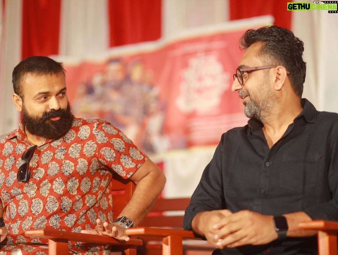 Kunchacko Boban Instagram - Here is sharing some happy moments When I got the ecstasy of College vibe after long.Thank you Brennen College Thalasserey ππ#brennencollege for such an electrifying atmosphere and positive energy. This was the first public promo appearance for #NNATHAANCASEKODU movie and see how we have shook the world of Malayalees worldwide πΊπ»ππ»πΆπ₯³ Thank you all for taking the songs and Ambaas Rajeevan into your hearts!!! Eagerly waiting to rock on with the movie hitting theatres from August 11th worldwide.β₯οΈβ₯οΈβ₯οΈ @nnathaancasekodu (Sue me) WORLDWIDE RELEASE ON AUGUST 11! . . @kunchacks @ratheesh_balakrishnan_poduval @santhoshkuruvilla @gayathrieshankar @rajeshmadhavan @ibasiljoseph @unnimango @manojkannoth @sherin_rachel_santhosh @arun.c.thampi @iamlistinstephen @sreejith.cv.3 @magicframes2011 @manwithamovingcamera @mrprofessional.in #nnathaancasekodu #SueMe #chackochan #ratheeshBalakrishnanPoduval #santhoshKuruvilla #dawnVincent #BennyKattappana #sudheeshGopinath #jobeeshAntony #vyshakSugunan #jothishshankar #vipinnairV #melwyJ #shalupeyad #hassanwandoor #udayaPictures #ListinStephen #magicFrames #STKframes #kunchackoBobanProductions #mrprofessional #comingSoon #august11 #devadootharPaadi
