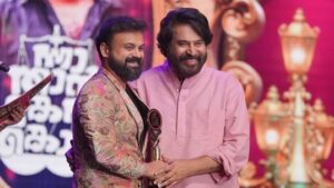 Kunchacko Boban Instagram - The Mega Kid @mammootty with my Kid🤩

Happy Birthday dearest Mammookka!!!
And one of my fav pics with my idol😍😍😍