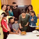 Kunchacko Boban Instagram - All about the Birthday gal being surprised with love and love only ❤️❤️❤️❤️❤️ Happy Birthday AMMAANJI..🥳 😘😘Ummmwuaaah😘😘