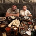Kurban Omarov Instagram - Я уже три года не встречал человека, который не знает что такое хинкал. Поэтому смело задам вам вопрос. Сколько видов хинкала вы видите на столе? Machatschkala, Dagestan, Russia