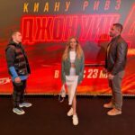 Kurban Omarov Instagram - Сходили на премьеру Джон Уик 4. Пофоткались от души😸 Каро 11 Октябрь