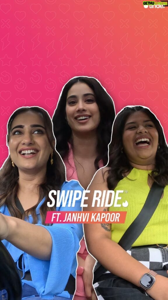 Kusha Kapila Instagram - Get your seat belts on girls, as @janhvikapoor and I drop @janicedsouza_ for her exciting Tinder date ✨ The vibes are immaculate and the tea is hot. From bollywood romance to dating as a desi teen, we discuss it all! Watch #SwipeRide now streaming free, only on JioCinema! #JioCinema #SwipeRideOnJioCinema #Tinder Mumbai - मुंबई