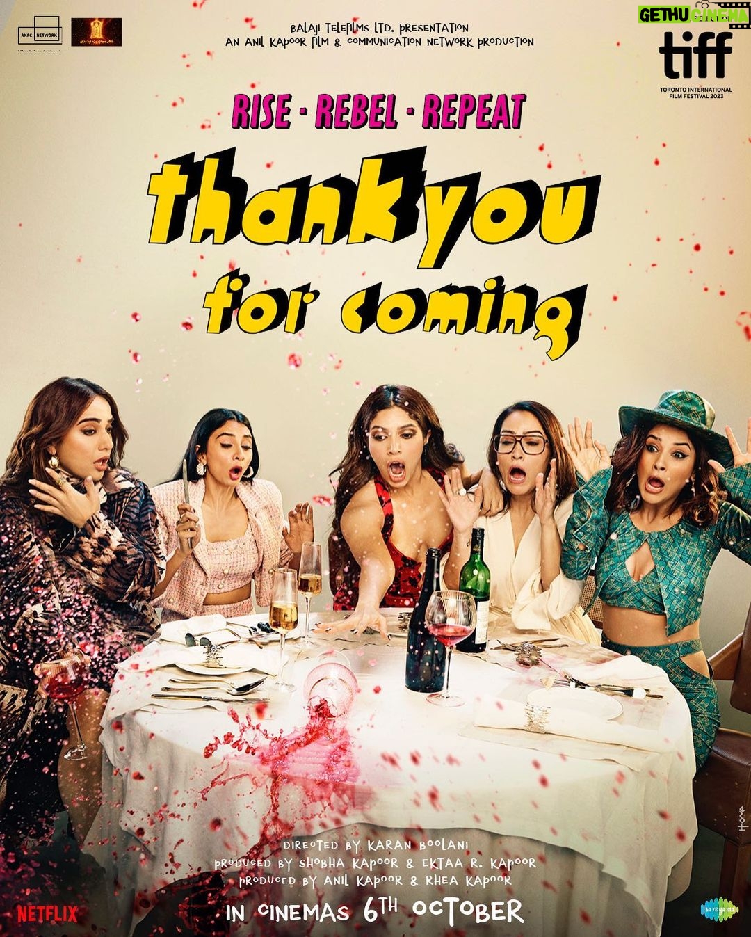 Kusha Kapila Instagram - Kaccha pyaar, Kaminapan aur Kalesh in the biggest chick flick of the year!!!! See you in Toronto! #ThankYouForComingAtTIFF #ThankYouForComing @bhumipednekar @shehnaazgill @dollysingh @kushakapila @shibani_bedi #PradhumanSinghMall @natasharastogi @Gautmik @sushantdivgikr @salonidaini_ @dollyahluwalia @kkundrra @tejaswidevchaudhary @anilskapoor @shobha9168 @ektarkapoor @rheakapoor @karanboolani @radsanand @prashastisingh @gaurisathe @balajimotionpictures @akfcnetwork @saregama_official @tiff_net