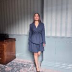 Kusha Kapila Instagram - hello for the first time from london 🤍 . . . Styled by @ayeshaaminnigam with @mehullsinglla Assisted by @sejal_satish.n Outfit by @qua.clothing Earings by @amamajewels Heels by @londonrag_in Ned hotel London