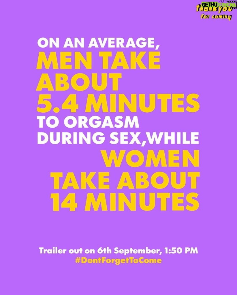 Kusha Kapila Instagram - Nobody warned us about this climax! Swipe for a reality check🔥 Don't forget to watch #ThankYouForComing Trailer on 6th Sept, 1:50 PM. #DontForgetToCome #TrailerOutOn6th #ComebackOfTheChickFlick @bhumipednekar @shehnaazgill @dollysingh @shibani_bedi #PradhumanSinghMall @natasharastogi @Gautmik @sushantdivgikr @salonidaini_ @dollyahluwalia @kkundrra @tejaswidevchaudhary @anilskapoor @shobha9168 @ektarkapoor @rheakapoor @karanboolani @radsanand @prashastisingh @gaurisathe @balajimotionpictures @akfcnetwork @saregama_official