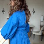 Kusha Kapila Instagram - aaj blue hai rani rani rani lol sorry Dress - @summersomewhereshop Jewellery - @bblinggbymeghana styled by @ayeshaaminnigam @aashna_shah @makeupbyvishakha