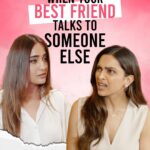 Kusha Kapila Instagram - Best friend aisi banao ki 4 log bole ye meri bhi best friend hai shared screen and skincare with @deepikapadukone aka Deepu💜 dream collab @82e.official thank you @mehullsinglla for leaving when I said TU JAA🤣