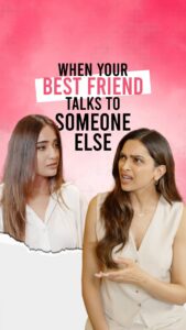 Kusha Kapila Instagram - Best friend aisi banao ki 4 log bole ye meri bhi best friend hai shared screen and skincare with @deepikapadukone aka Deepu💜 dream collab @82e.official thank you @mehullsinglla for leaving when I said TU JAA🤣