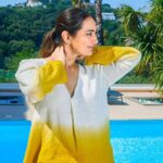 Kusha Kapila Instagram - not me posing like I own this villa 🌚 Thank you @airbnb for making this spectacular stay possible and making all my French Riviera dreams come true. Which look is your fave? Cannes, French Riviera, France