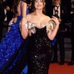 Kusha Kapila Instagram – my first red carpet and movie screening at #Cannes2023 ⭐️✨
@rahulmishra_7 dressed me for this starry moment in a custom off shoulder number. It had me at the neckline – golden poppy flowers and two goldfish kissing bang in the middle. Mermaid-like silhouette, Rahul went for old world glamour and I was here for it. @ayeshaaminnigam really outdid herself with this one. I am glad we share this moment, Ayesh 💜 thank you @rhiakapoor for kindly holding my trail and placing it so beautifully on the carpet.
thank you @drsheths for making this moment happen🫶
Most of all, @fetch_india for making this dream come true.
Styled by : @ayeshaaminnigam @rhiakapoor
Assisted by: @sejal_satish.n @thanishqkokare
Gown @rahulmishra_7
Jewels: @damianiofficial
Shoes: @hausofhoneyclub
Makeup : @aashna_shah
Hair : @makeupbyvishakha Cannes, French Riviera, France