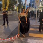 Kusha Kapila Instagram - my first red carpet and movie screening at #Cannes2023 ⭐️✨ @rahulmishra_7 dressed me for this starry moment in a custom off shoulder number. It had me at the neckline - golden poppy flowers and two goldfish kissing bang in the middle. Mermaid-like silhouette, Rahul went for old world glamour and I was here for it. @ayeshaaminnigam really outdid herself with this one. I am glad we share this moment, Ayesh 💜 thank you @rhiakapoor for kindly holding my trail and placing it so beautifully on the carpet. thank you @drsheths for making this moment happen🫶 Most of all, @fetch_india for making this dream come true. Styled by : @ayeshaaminnigam @rhiakapoor Assisted by: @sejal_satish.n @thanishqkokare Gown @rahulmishra_7 Jewels: @damianiofficial Shoes: @hausofhoneyclub Makeup : @aashna_shah Hair : @makeupbyvishakha Cannes, French Riviera, France