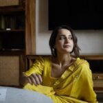Kusha Kapila Instagram – aise hee mann kiya💛
.
.
asked @mohitkrtiwari to create some images and @aashna_shah to make me look pretty
called @komaltindwani and she sent these beautiful @labelearthen saris

(pictures are unedited. Sorry, Mohit🥲)