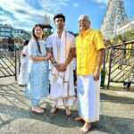 Kushal Tandon Instagram - Tirupati Balaji ki jai….. Govinda Govinda Govinda Govinda Govinda ❤️🙏😇and thank u @ektarkapoor ma’am for beautiful darshan 😊❤️ Tirupathi Venkateshwara Temple