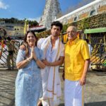 Kushal Tandon Instagram - Tirupati Balaji ki jai….. Govinda Govinda Govinda Govinda Govinda ❤️🙏😇and thank u @ektarkapoor ma’am for beautiful darshan 😊❤️ Tirupathi Venkateshwara Temple