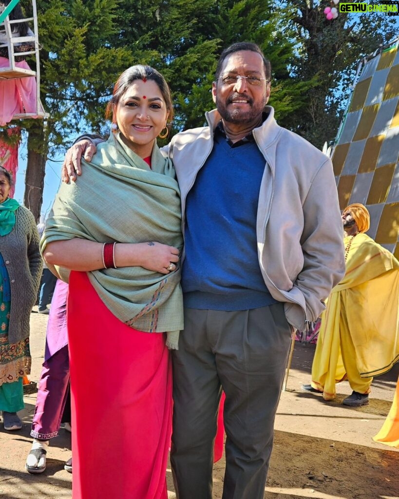 Kushboo Instagram - Life is a journey. Travel and make memories. My new project #JOURNEY. With the extremely talented, master of his art, @iamnanapatekar #backtoroots #backtohindi #hindimovie #newproject