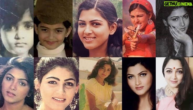 Kushboo Instagram - From 8 to 50.. journey framed in one pic.. ❤❤❤❤