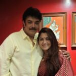 Kushboo Instagram – Happiest birthday to the man who is just almost super perfect but loves me just as I am : short, stout, thedi – medi, with anger on my nose, little kozhuppu, moody sometimes, irritating and demanding at times, and everything that does not make me perfect.  The only thing that perfects my flaws is you, darling. I love you. Happy birthday, hubby. ❤️❤️❤️❤️

#SundarCBirthday 
#love
#hubbydearest 
#21stJanuary